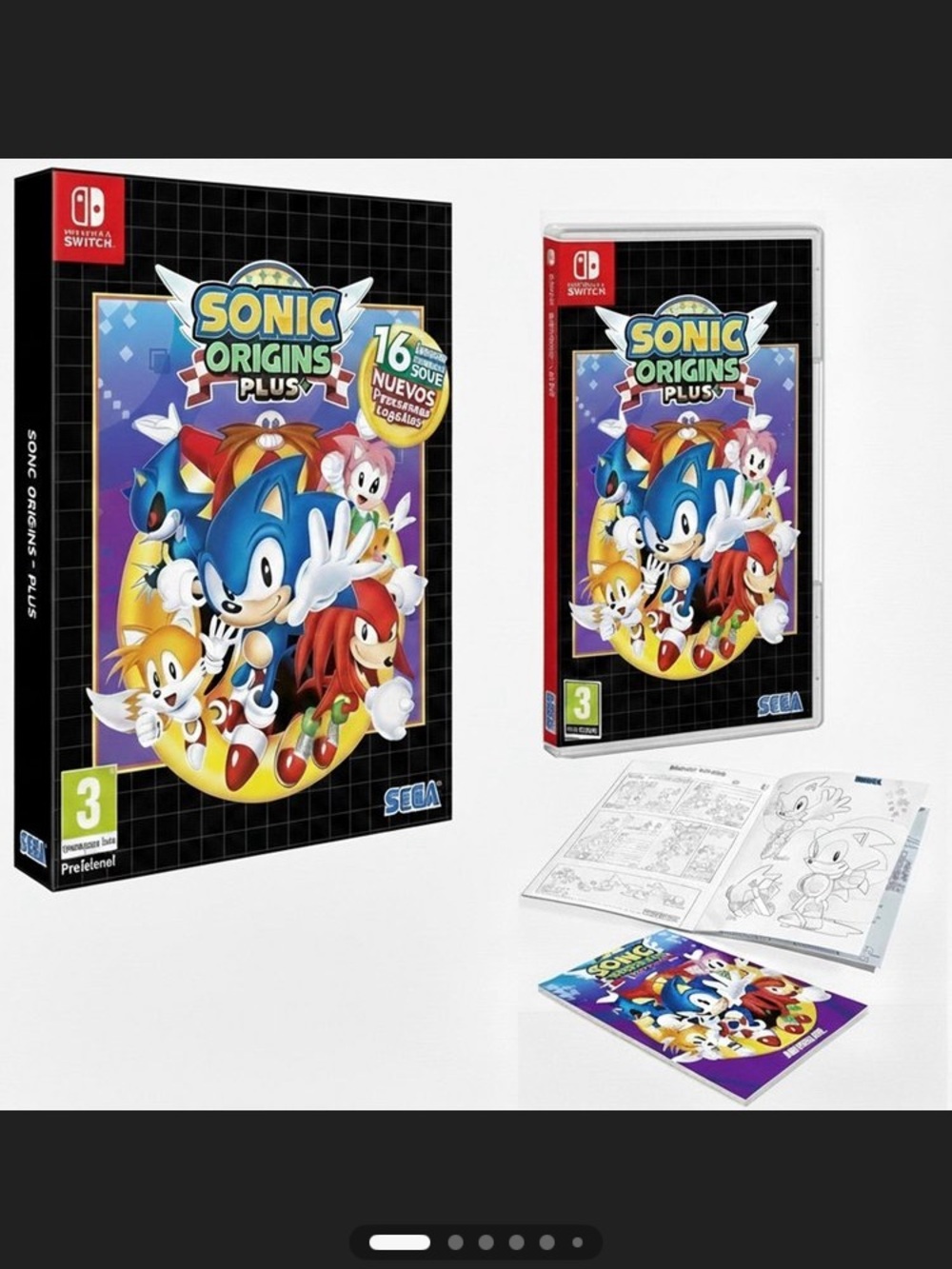 Sonic Origins Plus for Nintendo Switch - Black Cover